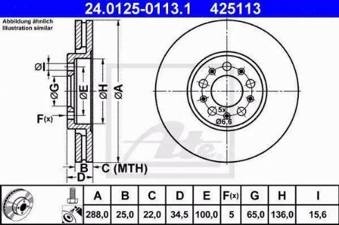 Alpha Brakes HTP-VW-003 - Bremžu diski autodraugiem.lv