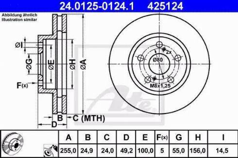 Alpha Brakes HTP-TY-108 - Bremžu diski autodraugiem.lv