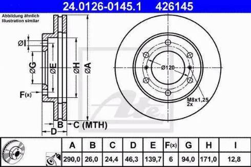 Alpha Brakes HTP-MS-046 - Bremžu diski autodraugiem.lv