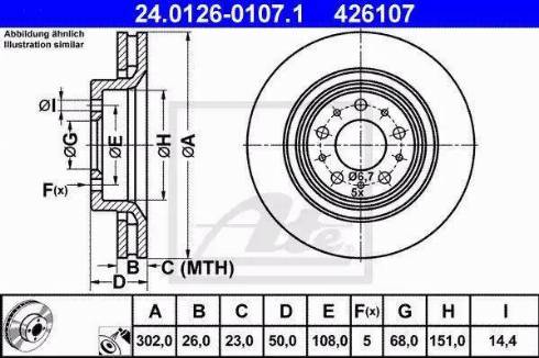 Alpha Brakes HTP-VV-018 - Bremžu diski autodraugiem.lv