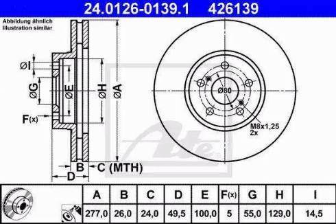 Alpha Brakes HTP-TY-138 - Bremžu diski autodraugiem.lv