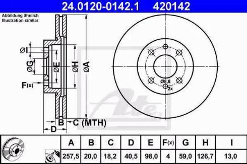 Alpha Brakes HTP-FT-003 - Bremžu diski autodraugiem.lv