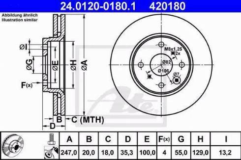 Alpha Brakes HTP-TY-153 - Bremžu diski autodraugiem.lv