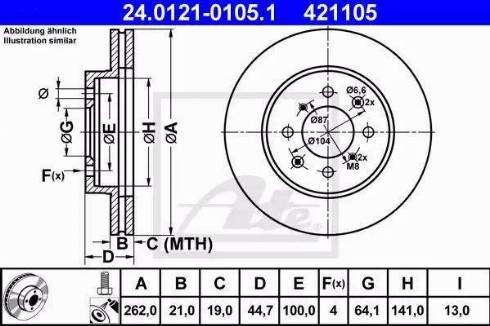 Alpha Brakes HTP-HD-026 - Bremžu diski autodraugiem.lv