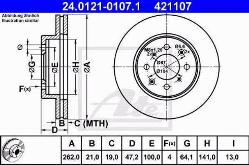 Alpha Brakes HTP-HD-020 - Bremžu diski autodraugiem.lv