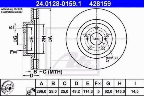 Alpha Brakes HTP-TY-154 - Bremžu diski autodraugiem.lv