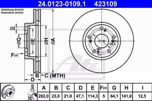 Alpha Brakes HTP-HD-044 - Bremžu diski autodraugiem.lv