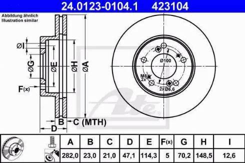 Alpha Brakes HTP-HD-033 - Bremžu diski autodraugiem.lv