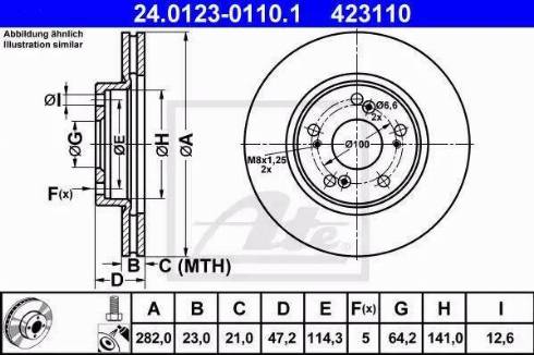 Alpha Brakes HTP-HD-048 - Bremžu diski autodraugiem.lv