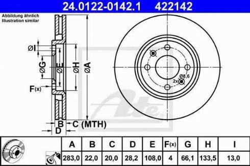 Alpha Brakes HTP-CT-018 - Bremžu diski autodraugiem.lv