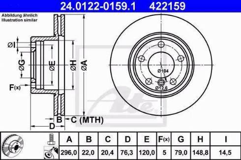 Alpha Brakes HTP-BM-012 - Bremžu diski autodraugiem.lv