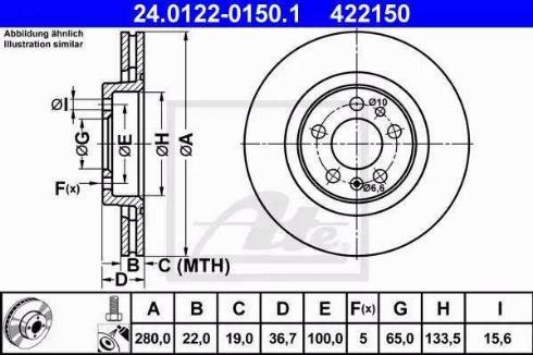 Alpha Brakes HTP-SK-004 - Bremžu diski autodraugiem.lv