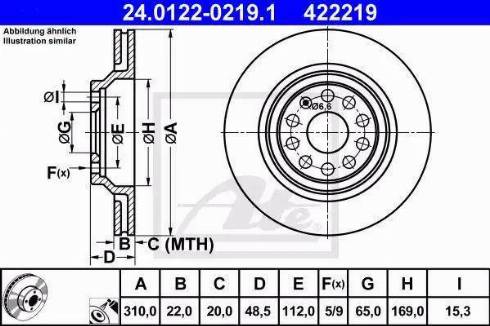 Alpha Brakes HTT-VW-014 - Bremžu diski autodraugiem.lv