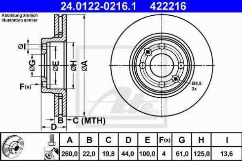 Alpha Brakes HTP-NS-087 - Bremžu diski autodraugiem.lv