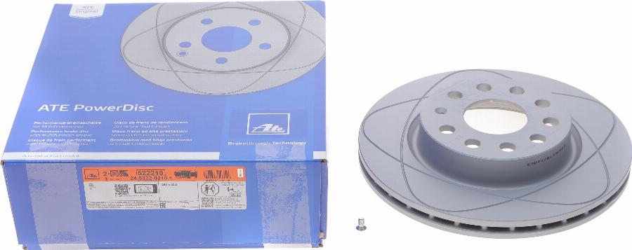 ATE 24.0322-0210.1 - Bremžu diski autodraugiem.lv