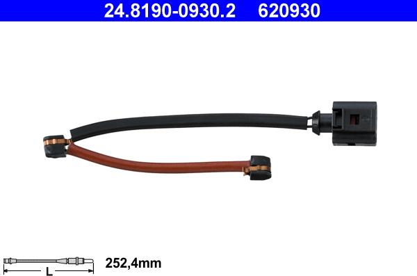 ATE 24.8190-0930.2 - Indikators, Bremžu uzliku nodilums autodraugiem.lv