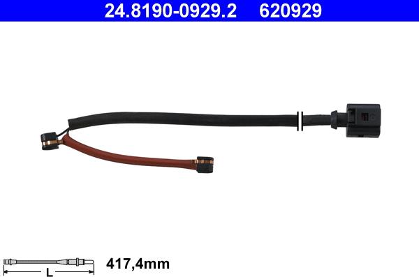 ATE 24.8190-0929.2 - Indikators, Bremžu uzliku nodilums autodraugiem.lv
