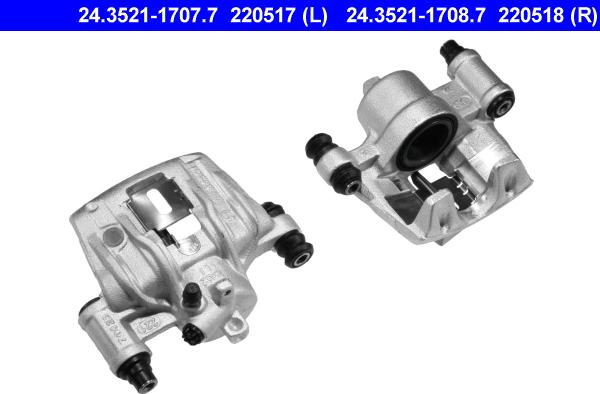 ATE 24.3521-1708.7 - Bremžu suports autodraugiem.lv