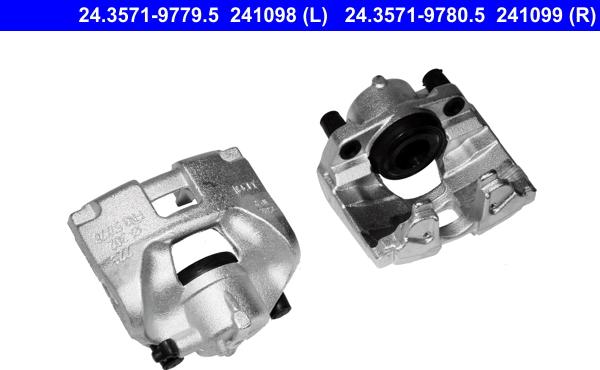 ATE 24.3571-9780.5 - Bremžu suports autodraugiem.lv