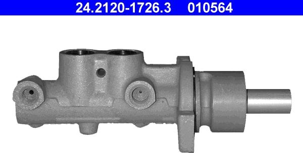 ATE 24.2120-1726.3 - Galvenais bremžu cilindrs autodraugiem.lv