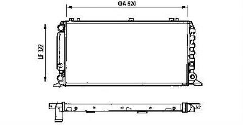 AUDI 893121251H - Radiators, Motora dzesēšanas sistēma autodraugiem.lv