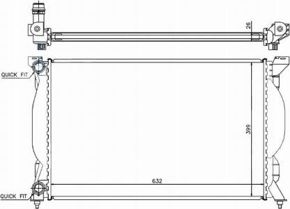 AUDI 8E0121251 - Radiators, Motora dzesēšanas sistēma autodraugiem.lv