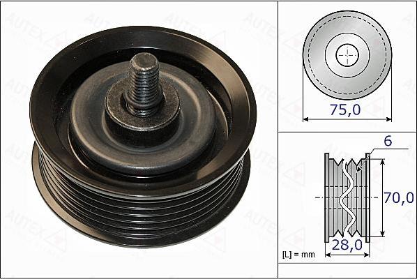 Autex 655008 - Parazīt / Vadrullītis, Ķīļrievu siksna autodraugiem.lv