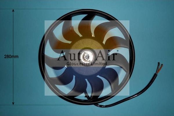 Auto Air Gloucester 05-1007 - Elektromotors, Dzes. sist. radiatora ventilators autodraugiem.lv