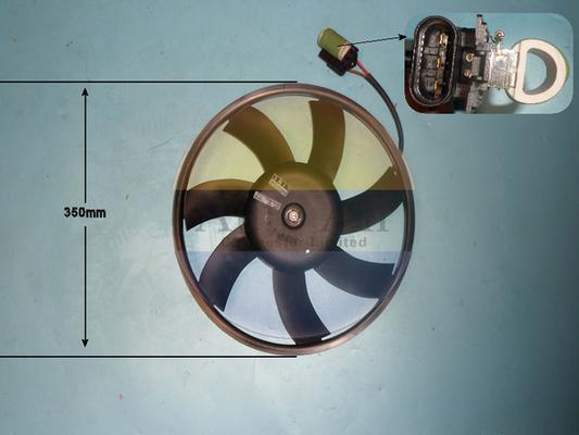 Auto Air Gloucester 05-1885 - Elektromotors, Dzes. sist. radiatora ventilators autodraugiem.lv