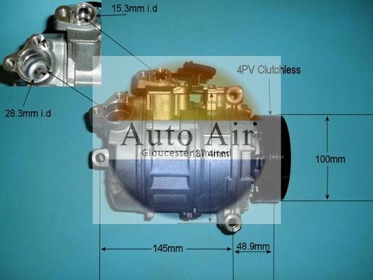 Auto Air Gloucester 14-9650 - Kompresors, Gaisa kond. sistēma autodraugiem.lv