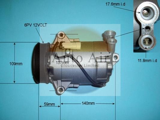 Auto Air Gloucester 14-9709R - Kompresors, Gaisa kond. sistēma autodraugiem.lv