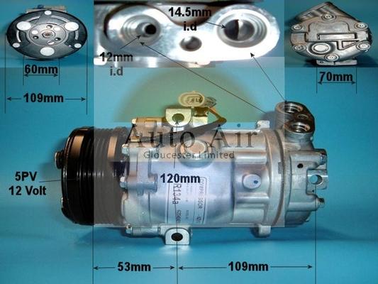 Auto Air Gloucester 14-4396P - Kompresors, Gaisa kond. sistēma autodraugiem.lv