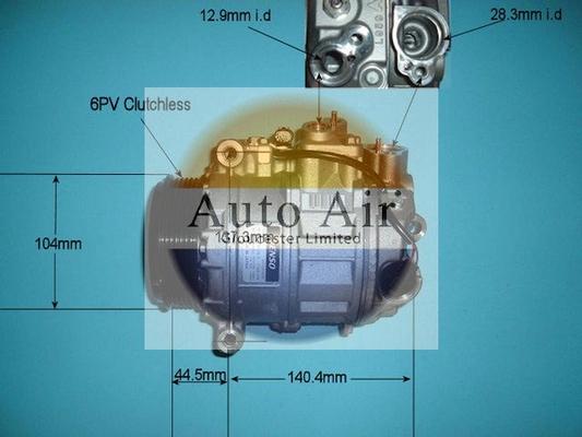 Auto Air Gloucester 14-6201 - Kompresors, Gaisa kond. sistēma autodraugiem.lv