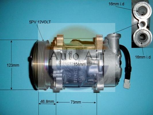 Auto Air Gloucester 14-1431 - Kompresors, Gaisa kond. sistēma autodraugiem.lv