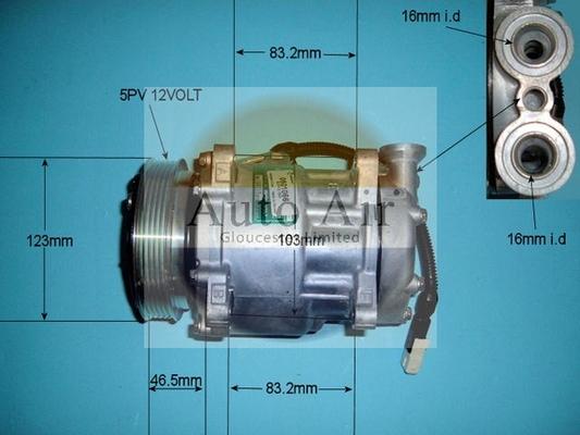 Auto Air Gloucester 14-1500 - Kompresors, Gaisa kond. sistēma autodraugiem.lv