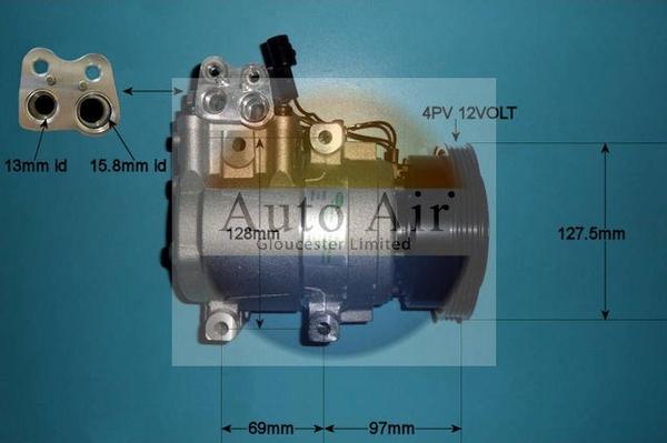 Auto Air Gloucester 14-1014 - Kompresors, Gaisa kond. sistēma autodraugiem.lv