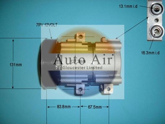 Auto Air Gloucester 14-8146P - Kompresors, Gaisa kond. sistēma autodraugiem.lv