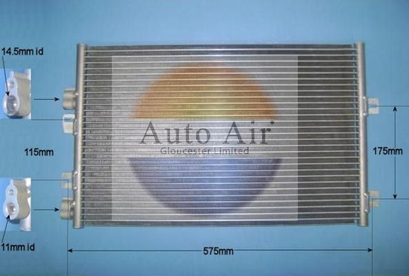 Auto Air Gloucester 16-9122 - Kondensators, Gaisa kond. sistēma autodraugiem.lv