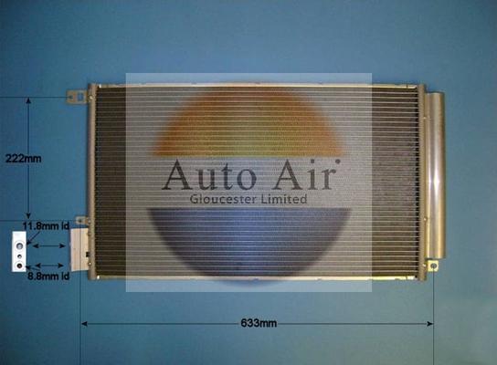 Auto Air Gloucester 16-9801 - Kondensators, Gaisa kond. sistēma autodraugiem.lv