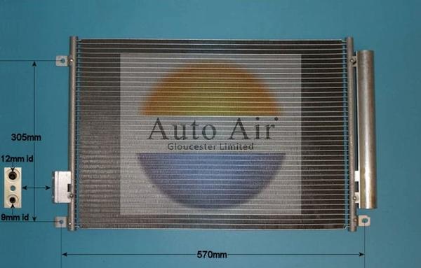Auto Air Gloucester 16-9703 - Kondensators, Gaisa kond. sistēma autodraugiem.lv