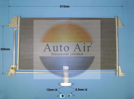 Auto Air Gloucester 16-5001 - Kondensators, Gaisa kond. sistēma autodraugiem.lv