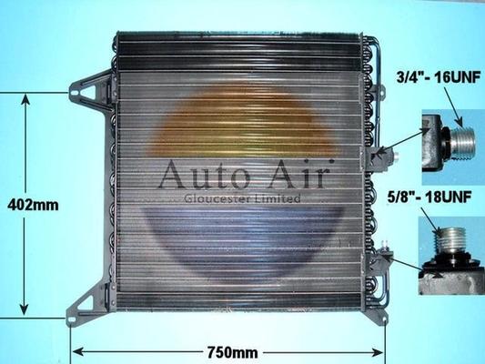 Auto Air Gloucester 16-1164 - Kondensators, Gaisa kond. sistēma autodraugiem.lv