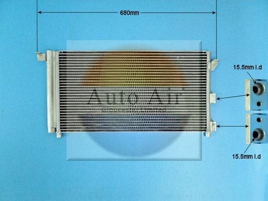 Auto Air Gloucester 16-1378 - Kondensators, Gaisa kond. sistēma autodraugiem.lv