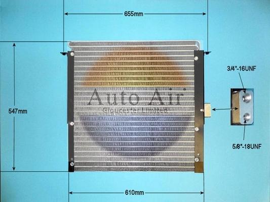 Auto Air Gloucester 16-1286 - Kondensators, Gaisa kond. sistēma autodraugiem.lv