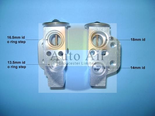 Auto Air Gloucester 22-1068 - Izplešanās vārsts, Gaisa kond. sistēma autodraugiem.lv