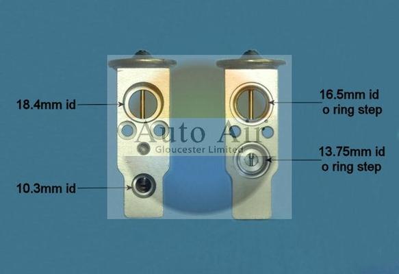 Auto Air Gloucester 22-1037 - Izplešanās vārsts, Gaisa kond. sistēma autodraugiem.lv