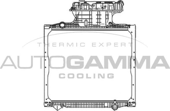 Autogamma 404940 - Radiators, Motora dzesēšanas sistēma autodraugiem.lv
