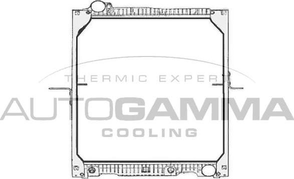 Autogamma 404082 - Radiators, Motora dzesēšanas sistēma autodraugiem.lv