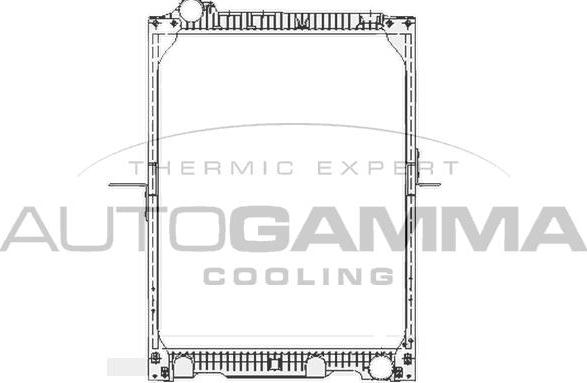 Autogamma 404346 - Radiators, Motora dzesēšanas sistēma autodraugiem.lv