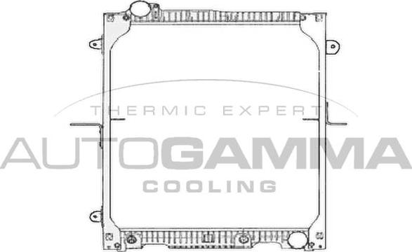 Autogamma 404364 - Radiators, Motora dzesēšanas sistēma autodraugiem.lv